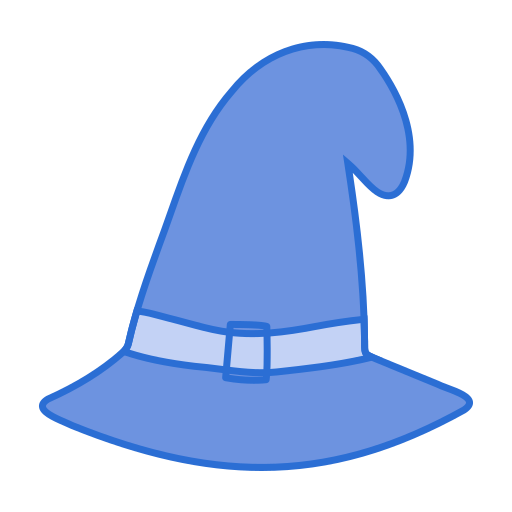 sombrero de bruja icono gratis