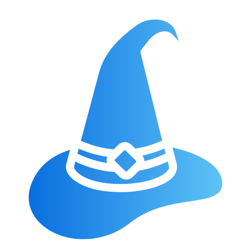 sombrero de bruja icono gratis