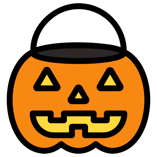 bolsa de halloween icono gratis