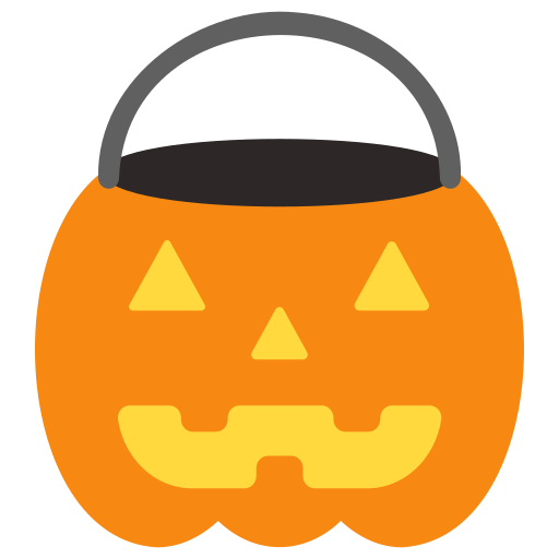 bolsa de halloween icono gratis