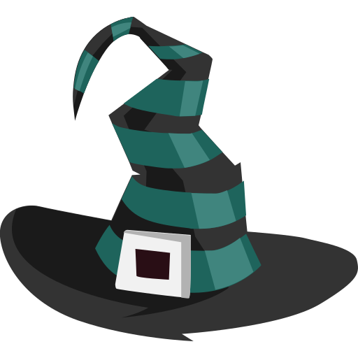 sombrero de bruja icono gratis