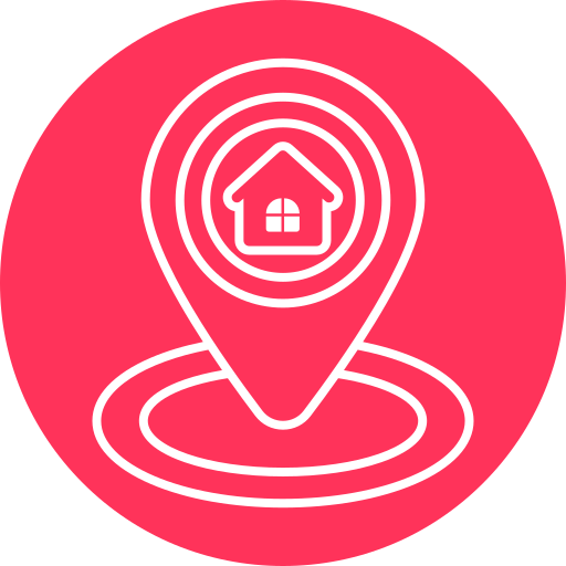 direccion de casa icono gratis
