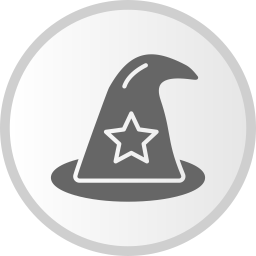 sombrero de bruja icono gratis