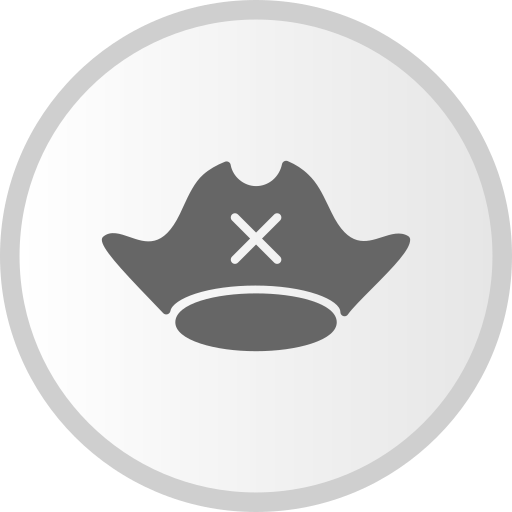 sombrero pirata icono gratis