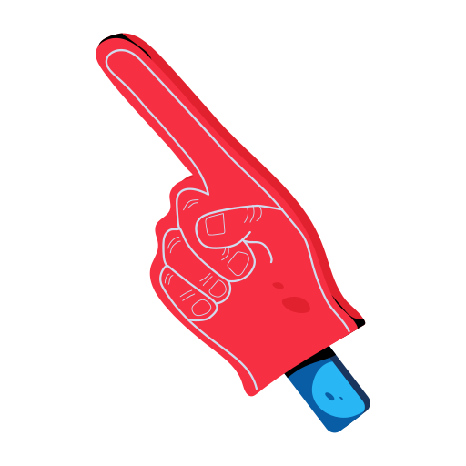 Foam hand - Free sports and competition icons