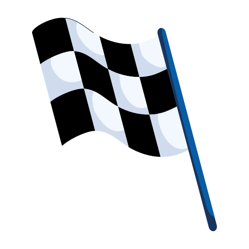 bandera de carrera icono gratis