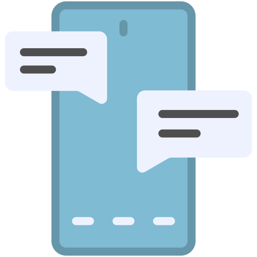Mobile chat free icon Mobile chat free icon