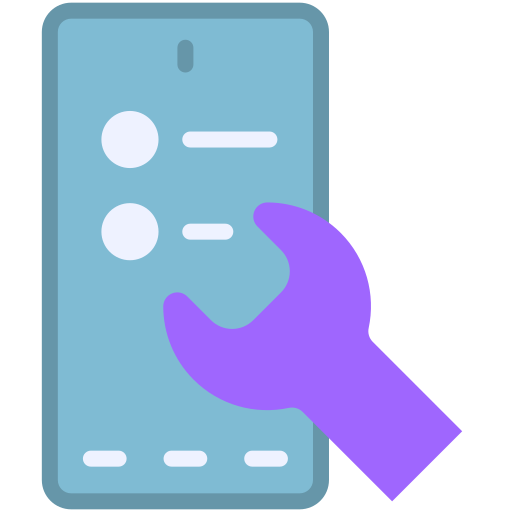 Mobile settings free icon Mobile settings free icon