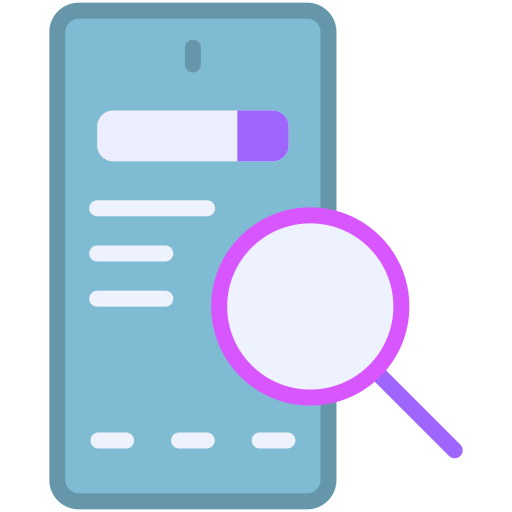 Mobile search free icon