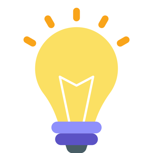 Light bulb free icon