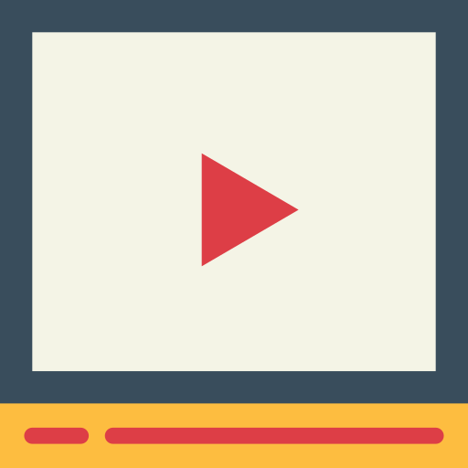 reproductor de video icono gratis