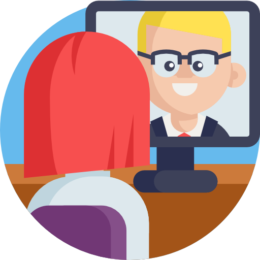 video conferencia icono gratis