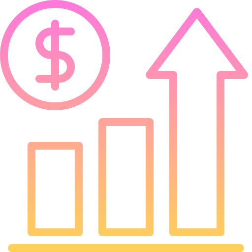 ganancia icono gratis