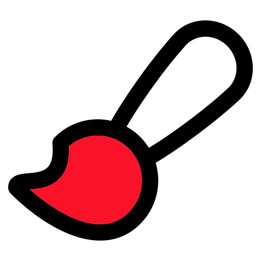 cepillo de pintura icono gratis