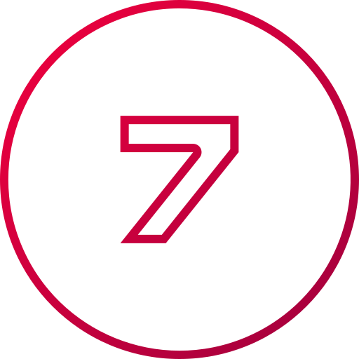 Number 7 free icon Number 7 free icon