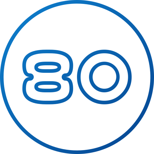 80 kostenlos Icon 80 kostenlos Icon