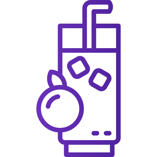 Orange juice free icon