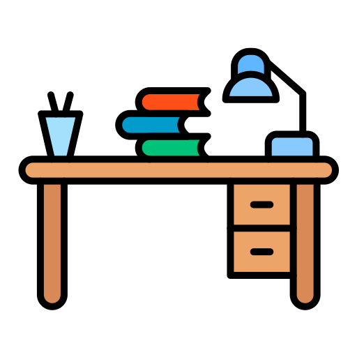 Study - Free furniture and household icons