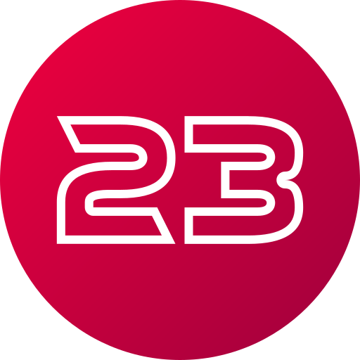 Number 23 free icon Number 23 free icon