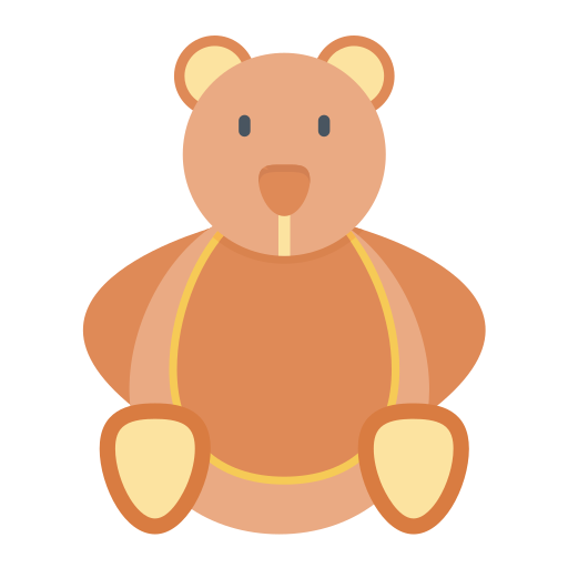 osito de peluche icono gratis