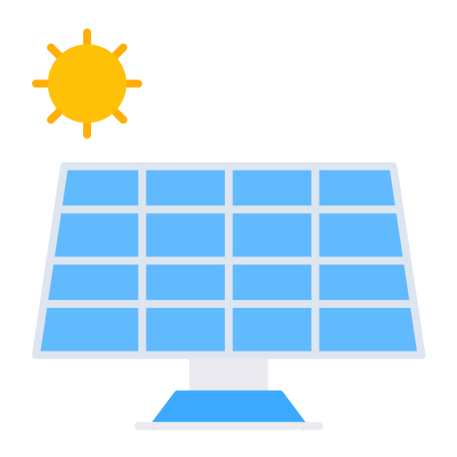 panel solar icono gratis