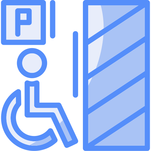 silla de ruedas accesible icono gratis