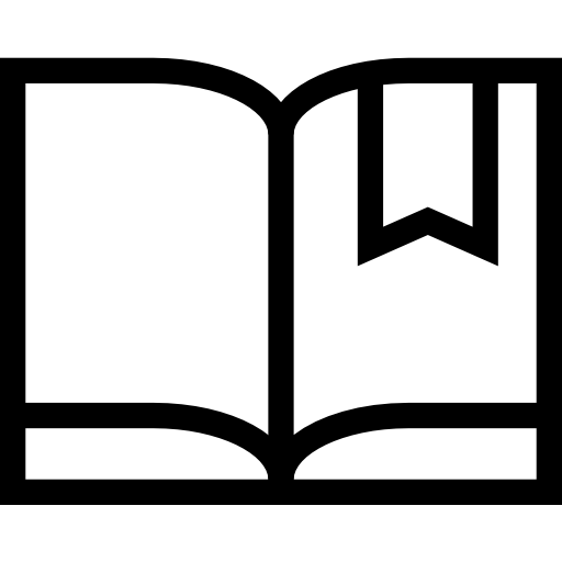 libro abierto icono gratis