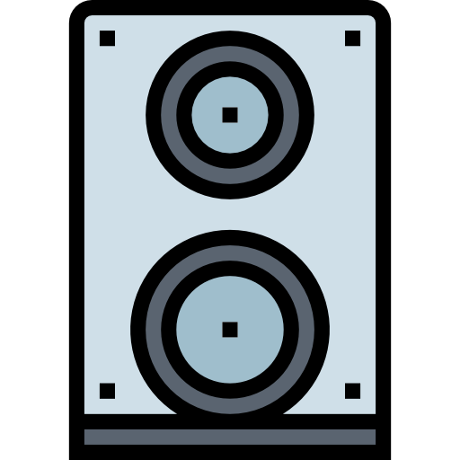 altavoces icono gratis