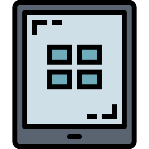 pantalla de tableta icono gratis