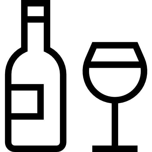 copa de vino icono gratis