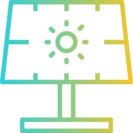 태양 전지 패널 무료 아이콘