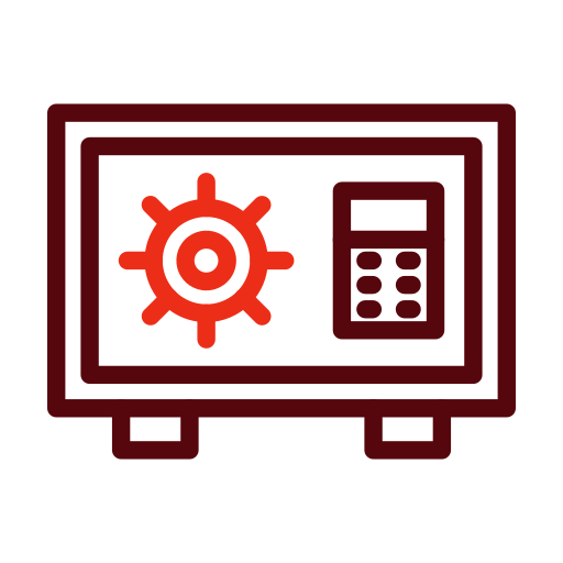 caja de seguridad icono gratis