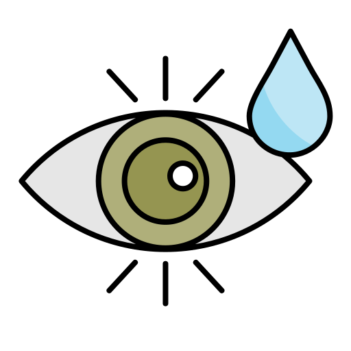 gotas para los ojos icono gratis