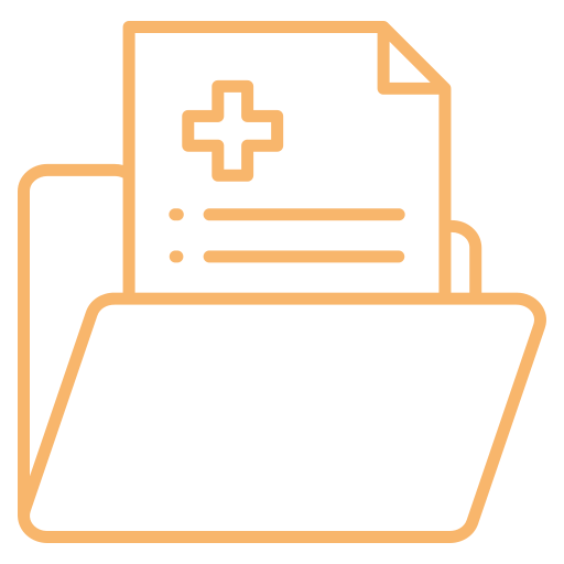 récord de salud icono gratis