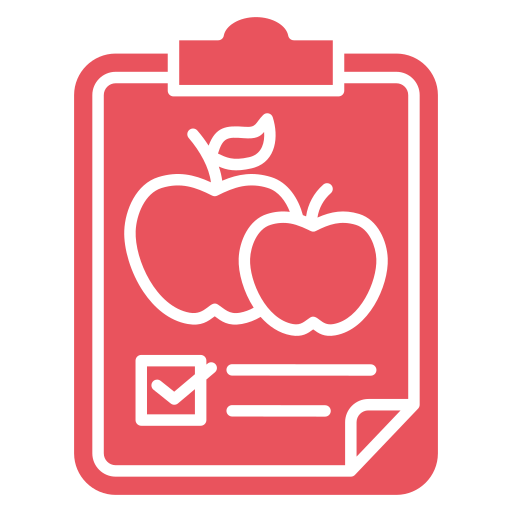 plan nutritionnel Icône gratuit