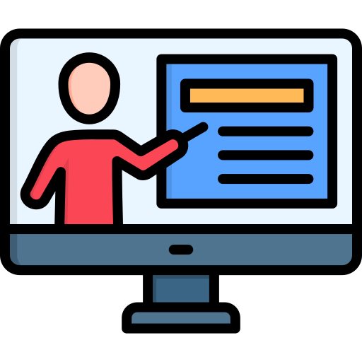 Online learning free icon