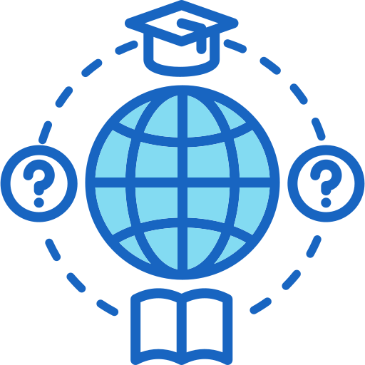 educação global grátis ícone educação global grátis ícone