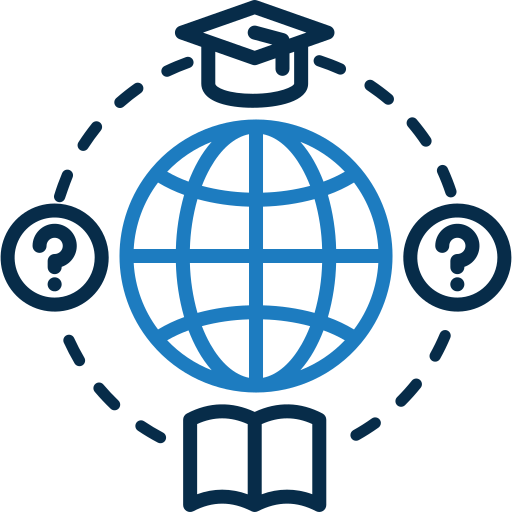 educación global icono gratis