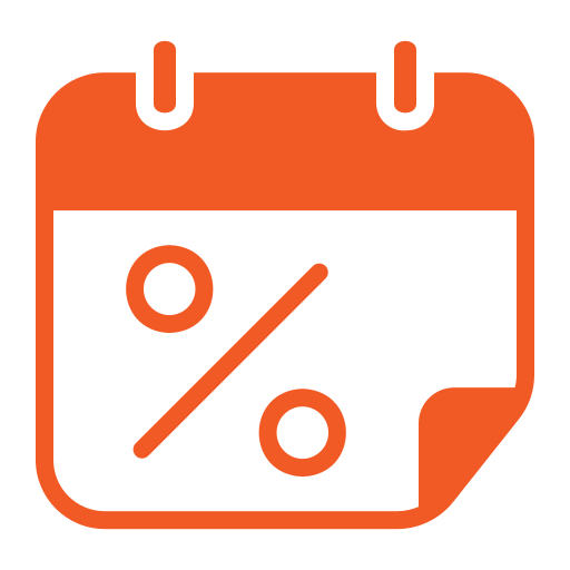 Percentage free icon