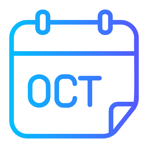 octubre icono gratis