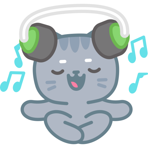 Headset Stickers - Free music Stickers