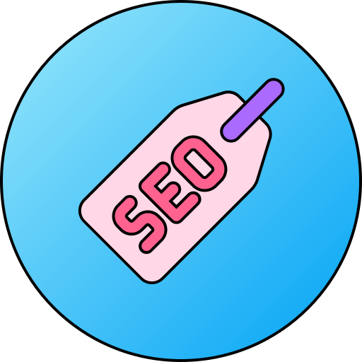 etiqueta seo icono gratis