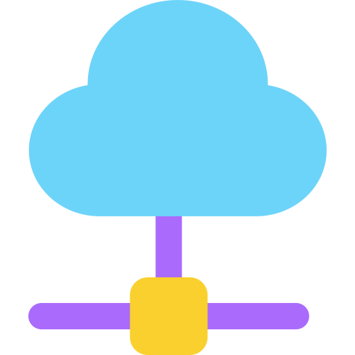 Cloud server free icon Cloud server free icon