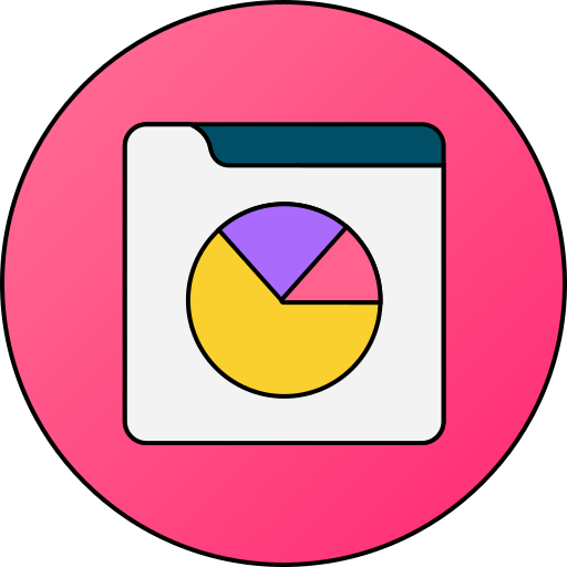 gráfico circular icono gratis