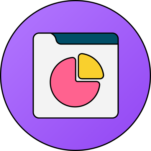 gráfico circular icono gratis