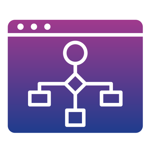 flujo de trabajo icono gratis