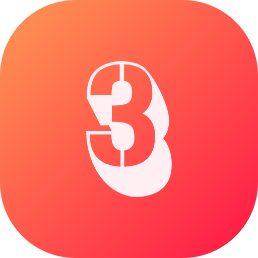 nummer 3 kostenlos Icon nummer 3 kostenlos Icon