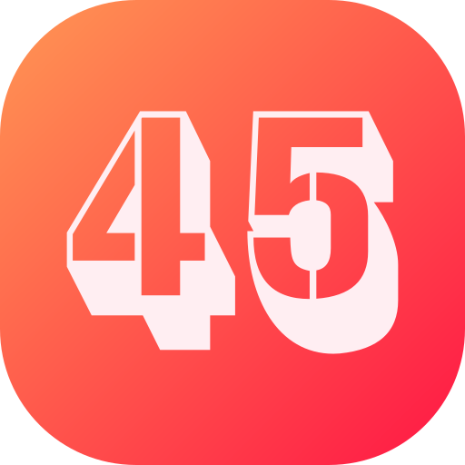 45 icono gratis