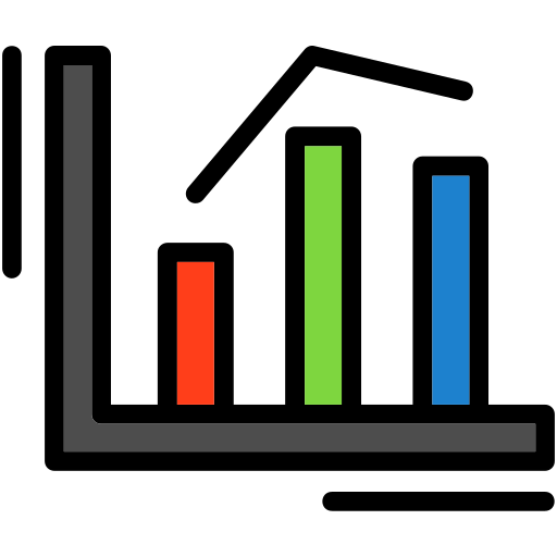 Chart free icon