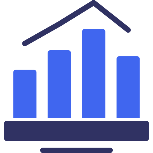 gráfico de barras icono gratis